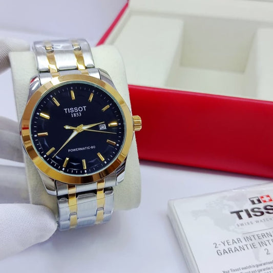 TISSOT CLASSIC WATCH VERY HIGH QUALITY STAINLESS STEEL COLOUR GUARANTEED VERY PREMIUM SIGMENT NOW ALL HERE OMAN | TISSOT SS 1399764