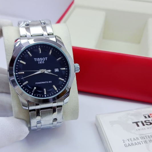TISSOT CLASSIC WATCH VERY HIGH QUALITY STAINLESS STEEL COLOUR GUARANTEED VERY PREMIUM SIGMENT NOW ALL HERE OMAN | TISSOT SS 1399766