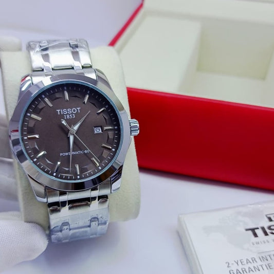 TISSOT CLASSIC WATCH VERY HIGH QUALITY STAINLESS STEEL COLOUR GUARANTEED VERY PREMIUM SIGMENT NOW ALL HERE OMAN | TISSOT SS 1399765