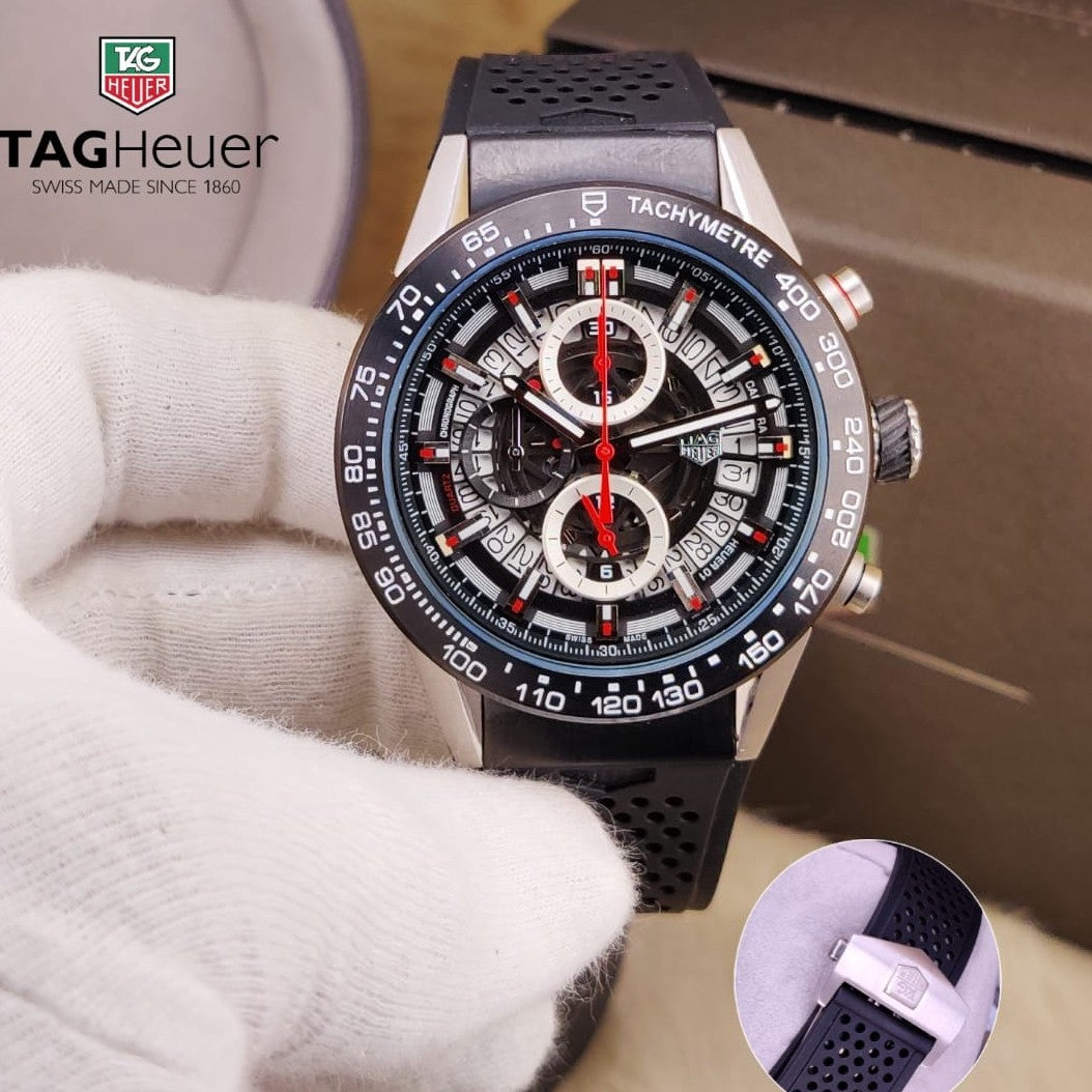 LUXURY TAG Heuer CARRERA CALIBRE SKULL METAL HIGH PROFILE | TAG HEUER SKULL 1555795