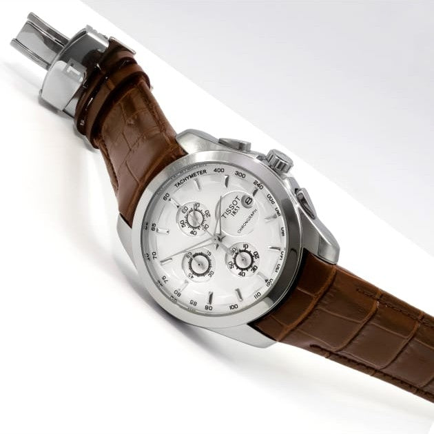TISSOT CHRNOGRAPH ORIGINAL LEATHER STRAP  VERY HIGH PERFORMANCE NOW ALLOVER IN OMAN | TISSOT L CHRNO 15557171991