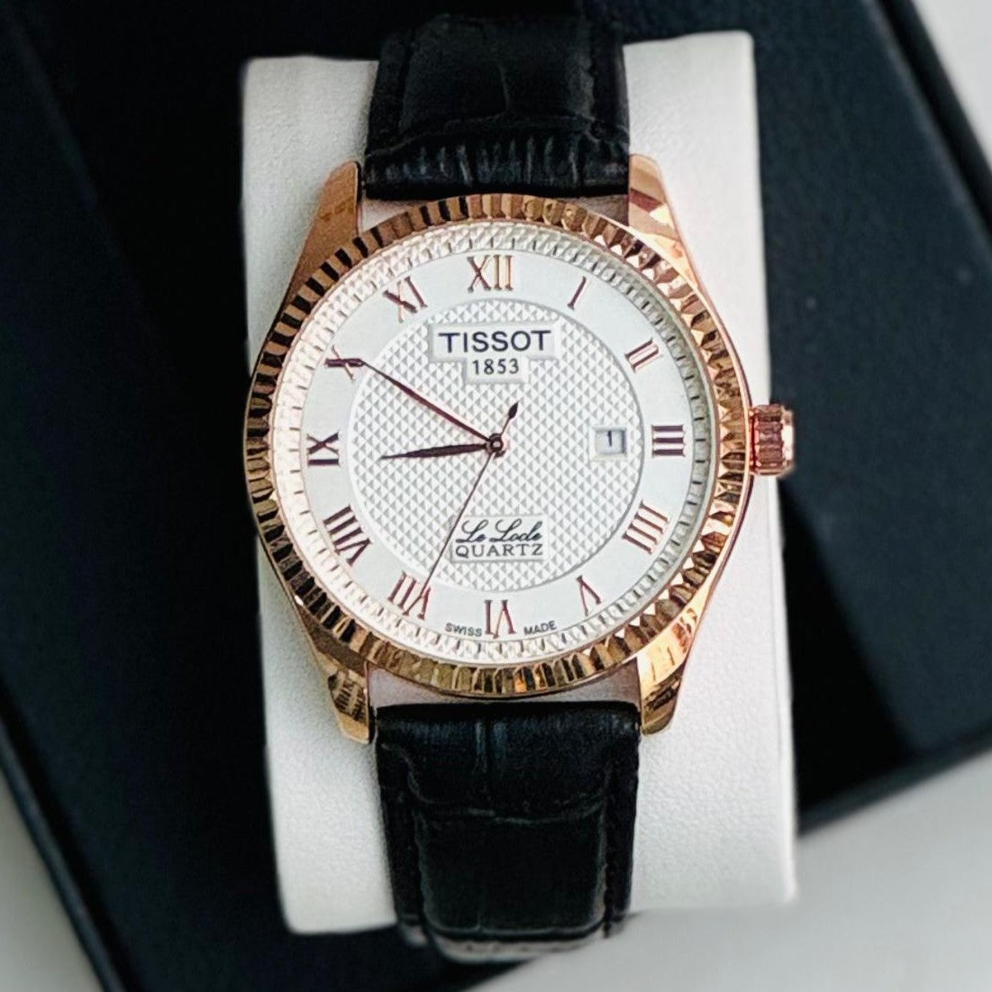 NEW TISSOT LE LEDE NEW SHIPMENT LEATHER STRAP WITH CLASP LOCK VERY GENTLE LOOK | TISSOT LE L 155731