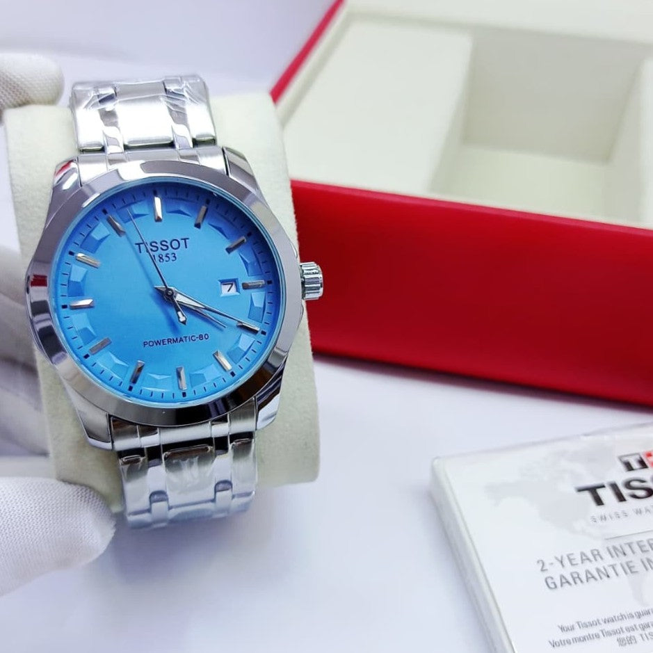 TISSOT CLASSIC WATCH VERY HIGH QUALITY STAINLESS STEEL COLOUR GUARANTEED VERY PREMIUM SIGMENT NOW ALL HERE OMAN | TISSOT SS 1399792
