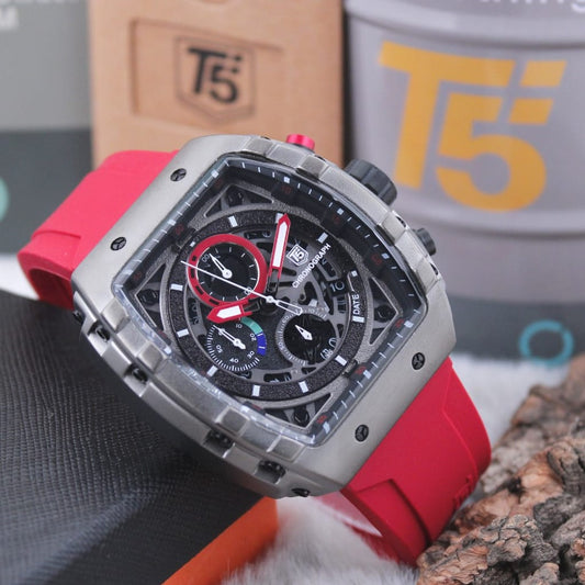 Chronograph function watches, water resistance 30 m with a unique design and excellent quality plus 2years world wide guarantee| T5 CHRNO 778962