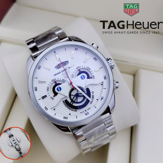 LUXURY CHRNOGRAPH WATCHES FOR MEN "Don't Crack Under Pressure"| TAG HEUER 777222