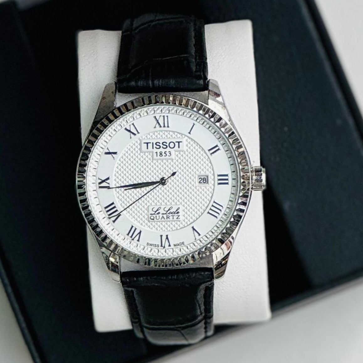 NEW TISSOT LE LEDE NEW SHIPMENT LEATHER STRAP WITH CLASP LOCK VERY GENTLE LOOK | TISSOT LE L 155732