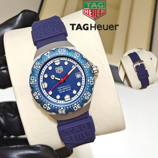 LUXURY TAG Heuer Formula 1 Solargraph AUTOMATIC ' A Beloved Affordable ‘80s Sports Watch Is Back With the Perfect Modern Upgrade | TAG HEUER 177951