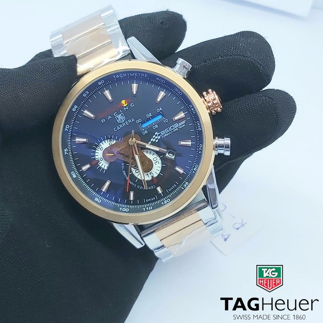 EXCLUSIVE TAG-HEUER CHRONOGRAPH STYLISH WATCH | TAG-HEUER MAN 1391