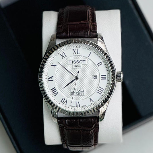 NEW TISSOT LE LEDE NEW SHIPMENT LEATHER STRAP WITH CLASP LOCK VERY GENTLE LOOK | TISSOT LE L 155734