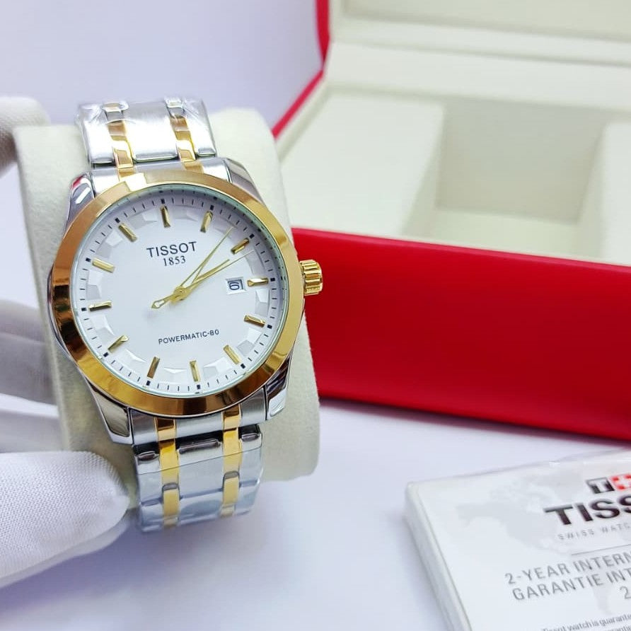 TISSOT CLASSIC WATCH VERY HIGH QUALITY STAINLESS STEEL COLOUR GUARANTEED VERY PREMIUM SIGMENT NOW ALL HERE OMAN | TISSOT SS 1399794