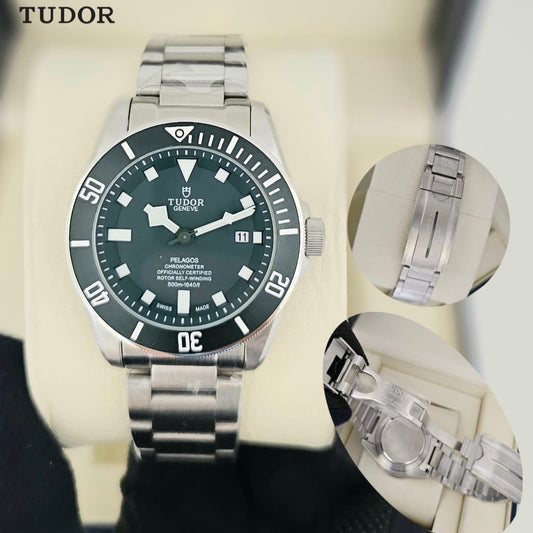NEW TUDOR PELAGOS AUTOMATIC THE ULTIMATE DIVERS WATCH NOW ITS TUDOR TIME ,,BORN TO DARE'' NOW ALLOVER IN OMAN | TUDOR PELAGOS AUTOMATIC 199957571