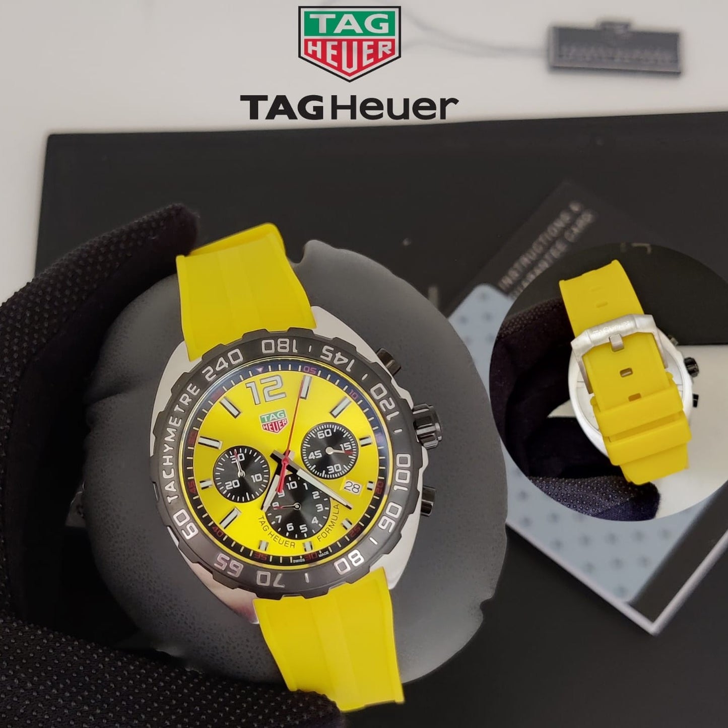 LUXURY TAG Heuer Formula 1 CHRNOMETER RED BULL SERIES RUBBER STRAP ONLY IN FAST FASHION OMAN | TAG HEUER F1 RB V 197993