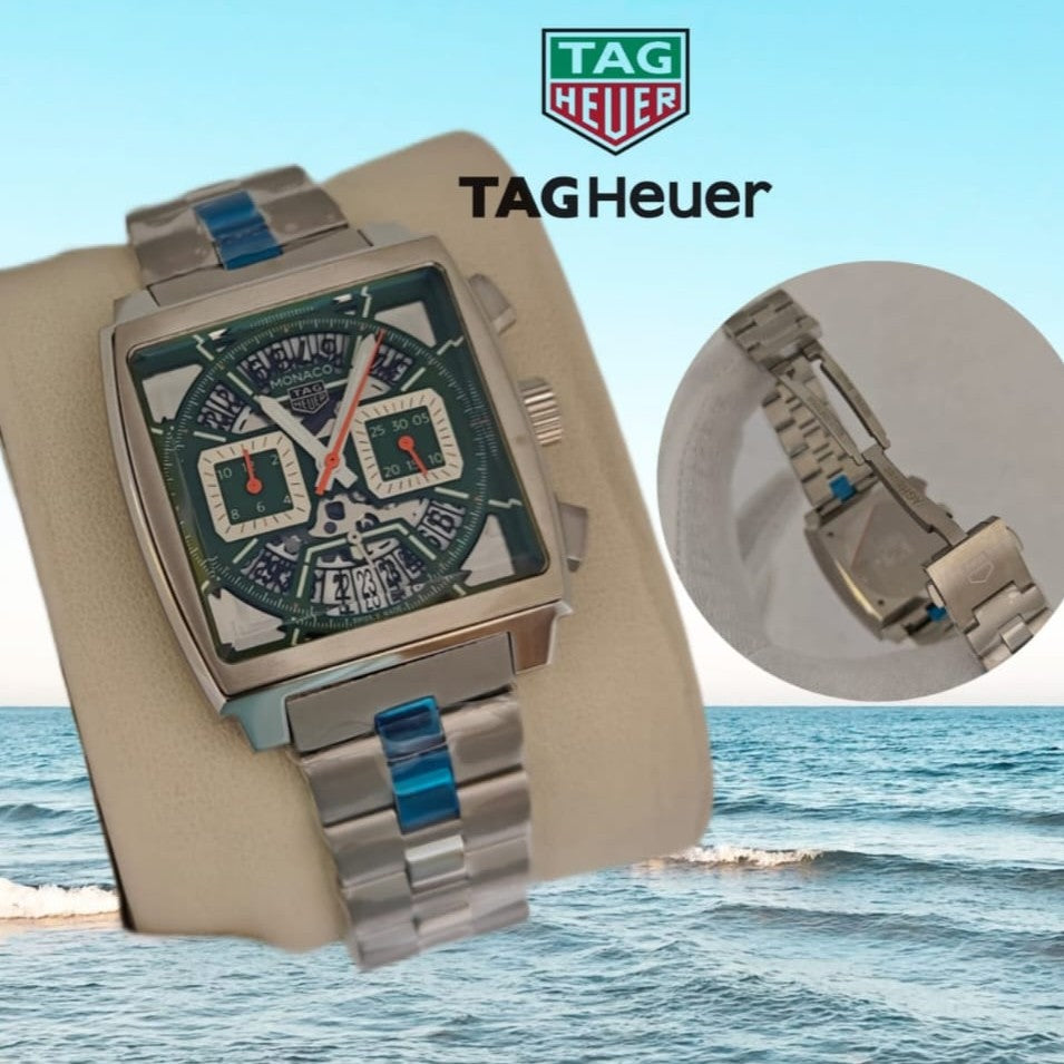 LUXURY TAG Heuer MONACO SKELETON MASTER PIS VERY PREMIUM GRADE ONLY IN FAST FASHION OMAN | TAG HEUER M C 1779195