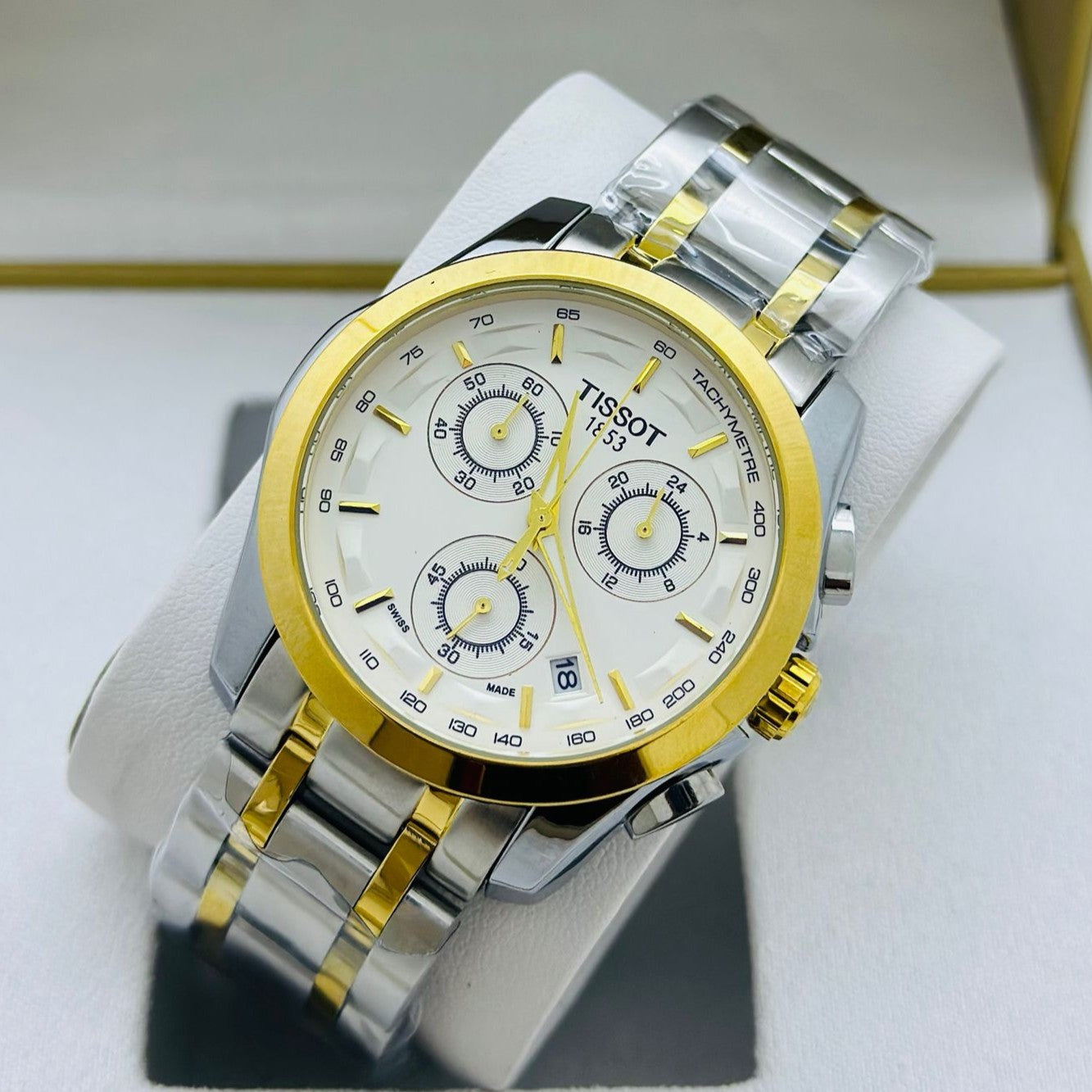 TISSOT TACHYMETRE NEW SHIPMENT STEEL BODY HIGH PERFORMER NOW ALLOVER IN OMAN  | TISSOT TC 155576
