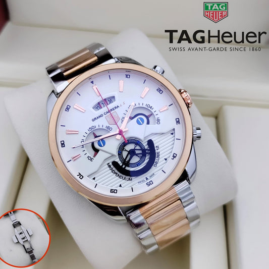 LUXURY CHRNOGRAPH WATCHES FOR MEN "Don't Crack Under Pressure"| TAG HEUER 777226