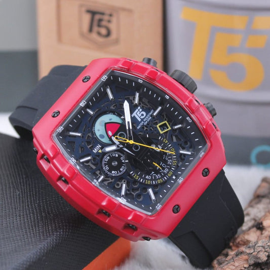 Chronograph function watches, water resistance 30 m with a unique design and excellent quality plus 2years world wide guarantee| T5 CHRNO 778966