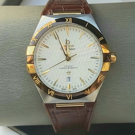 LUXURY  OMEGA CONSTELLATION VERY PREMIMUM WATCH FULL METAL AUTOMATIC EXCLUSIVE ROYAL WATCH NOW ALLOVER IN OMAN  | OMEGA CONS AUTO 199971773