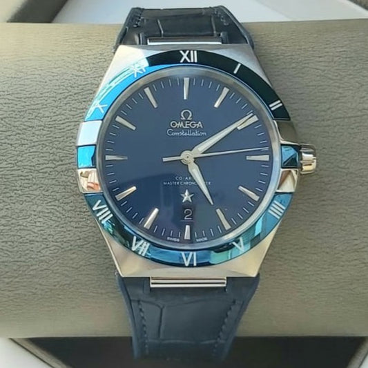 LUXURY  OMEGA CONSTELLATION VERY PREMIMUM WATCH FULL METAL AUTOMATIC EXCLUSIVE ROYAL WATCH NOW ALLOVER IN OMAN  | OMEGA CONS AUTO 199971753