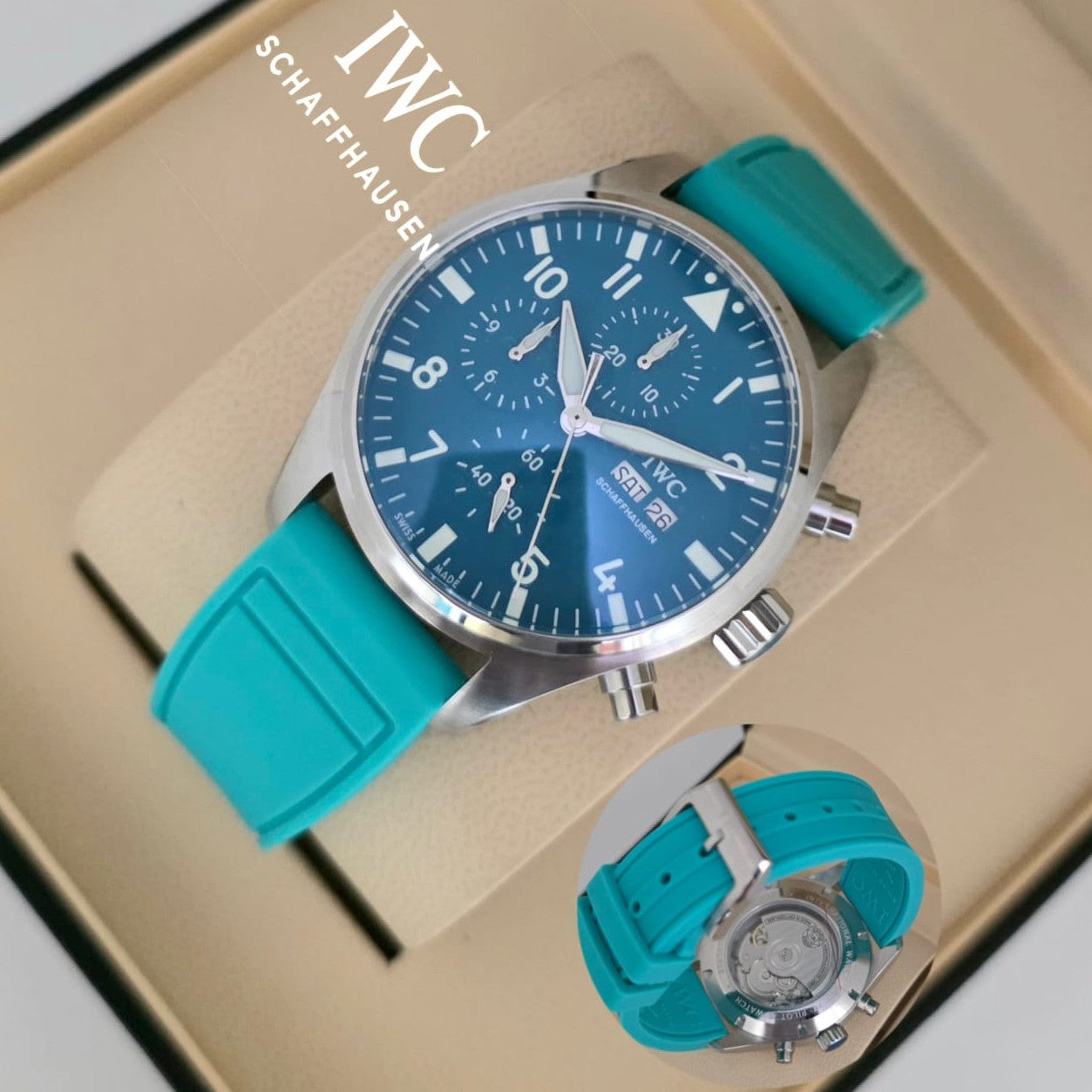 LUXURY INGENIEUR AUTOMATIC CHRNOGRAPH  A LEGEND IN ITS TIME , A LEGEND TODAY IWC SCHAFFHAUSEN | IWC AUTOMATIC 1555717993