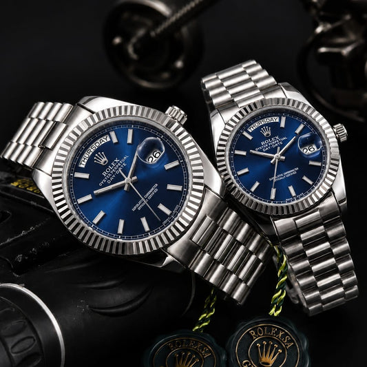 ROLEX COUPLE WATCH DAY DATE VERY DEMANDING NOW RELOADED ALLOVER IN OMAN || ROLEX COUPLE 15577953