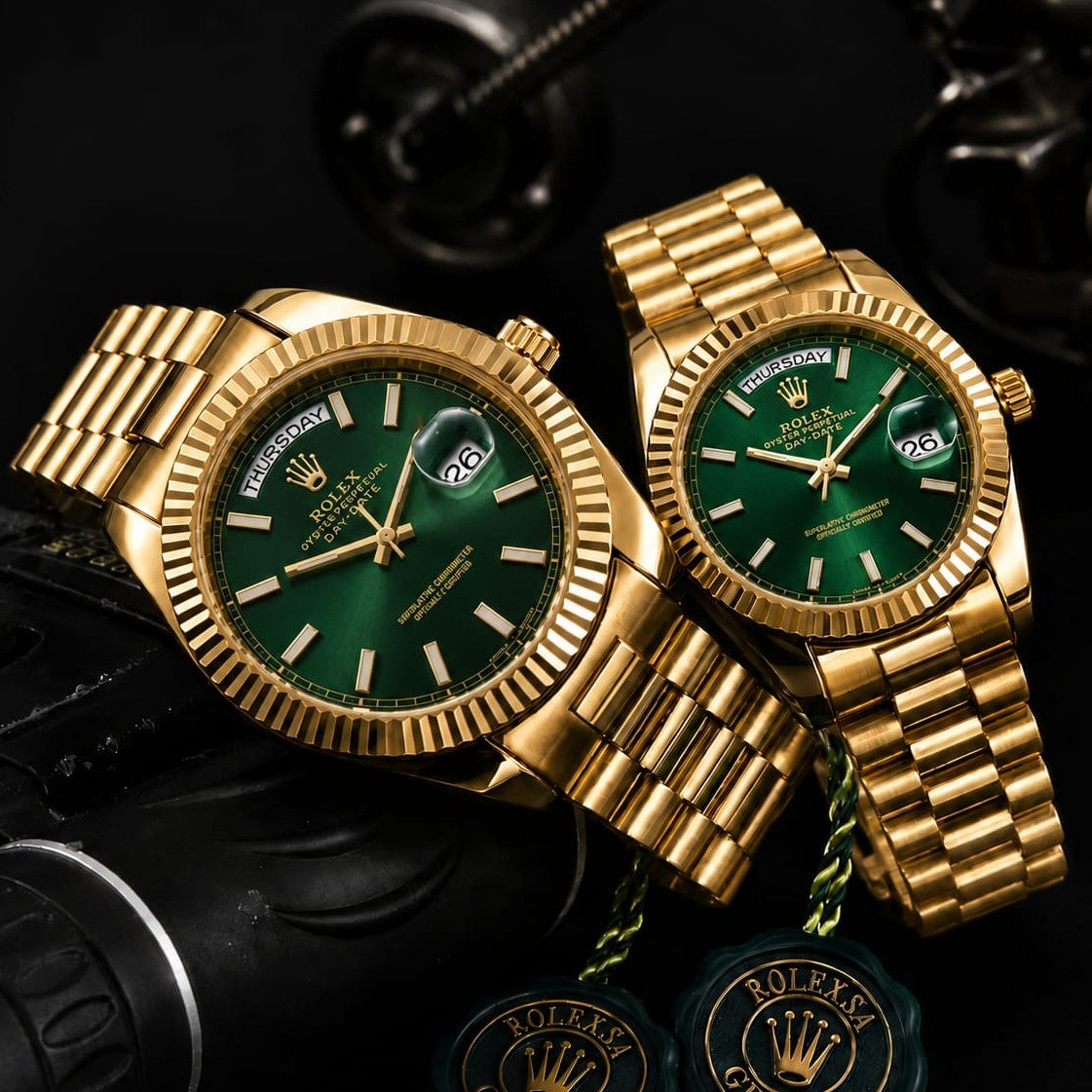 ROLEX COUPLE WATCH DAY DATE VERY DEMANDING NOW RELOADED ALLOVER IN OMAN || ROLEX COUPLE 15577999