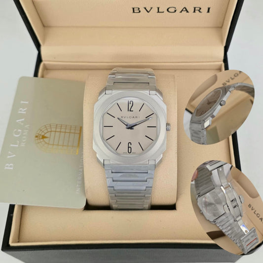 LUXURY BVLGARI ALUMINIUM WATCH SUPER EDITION  AUTOMATIC VERY EXCLUSIVE | BVLGARI SLIM 155571917