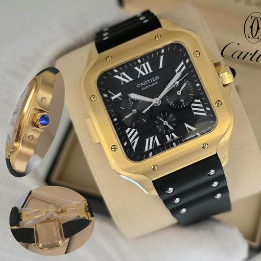 LUXURY CARTIER SANTOS DE VERY EXCLUSIVE  STRAP SLIM FIT AUTOMATIC SWIP MOVEMENT | CARTIER SANTOS AUTOMATIC 15797755