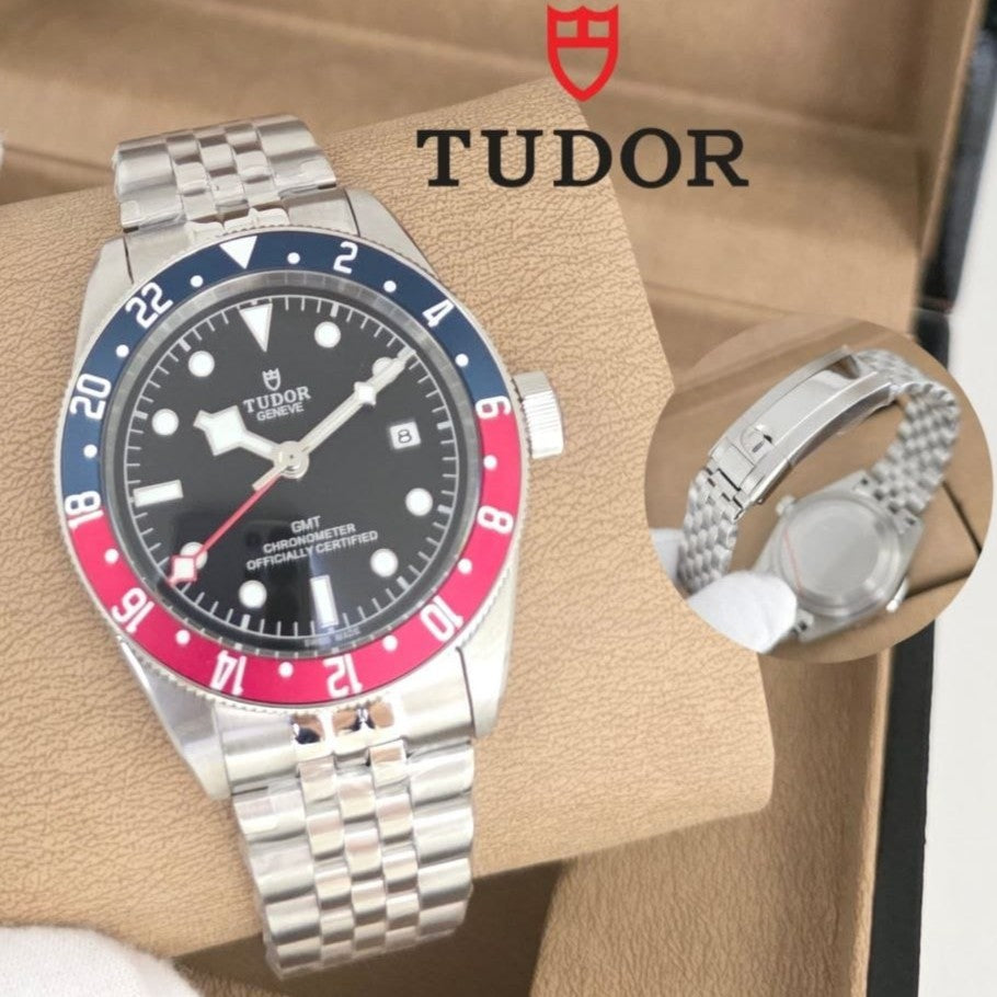 NEW TUDOR BLACK BAY GMT  AUTOMATIC THE ULTIMATE DIVERS WATCH NOW ITS TUDOR TIME ,,BORN TO DARE'' NOW ALLOVER IN OMAN | TUDOR BLACK BAY 17779191