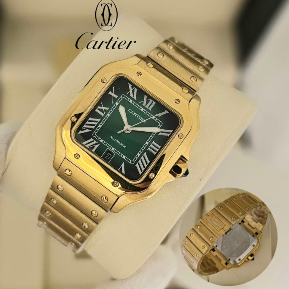 LUXURY CARTIER SANTOS AUTOMATIC FULL SS BODY NEW SHIPMENT VERY PREMIUM WATCH | CARTIER SANTOS 19997373