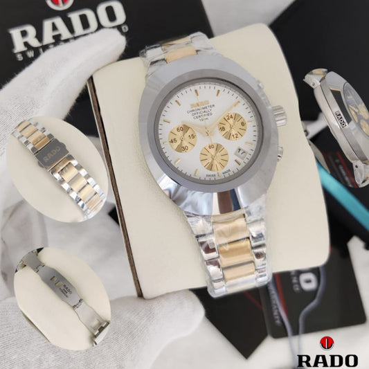 LUXURY RADO DIASTAR STAINLESS STEEL BODY COLOUR GUARANTEED HEAVY MACHINE TOP NOTCH BUILT SUPER WATCH | RADO DIASTAR CHRNO 1555779951