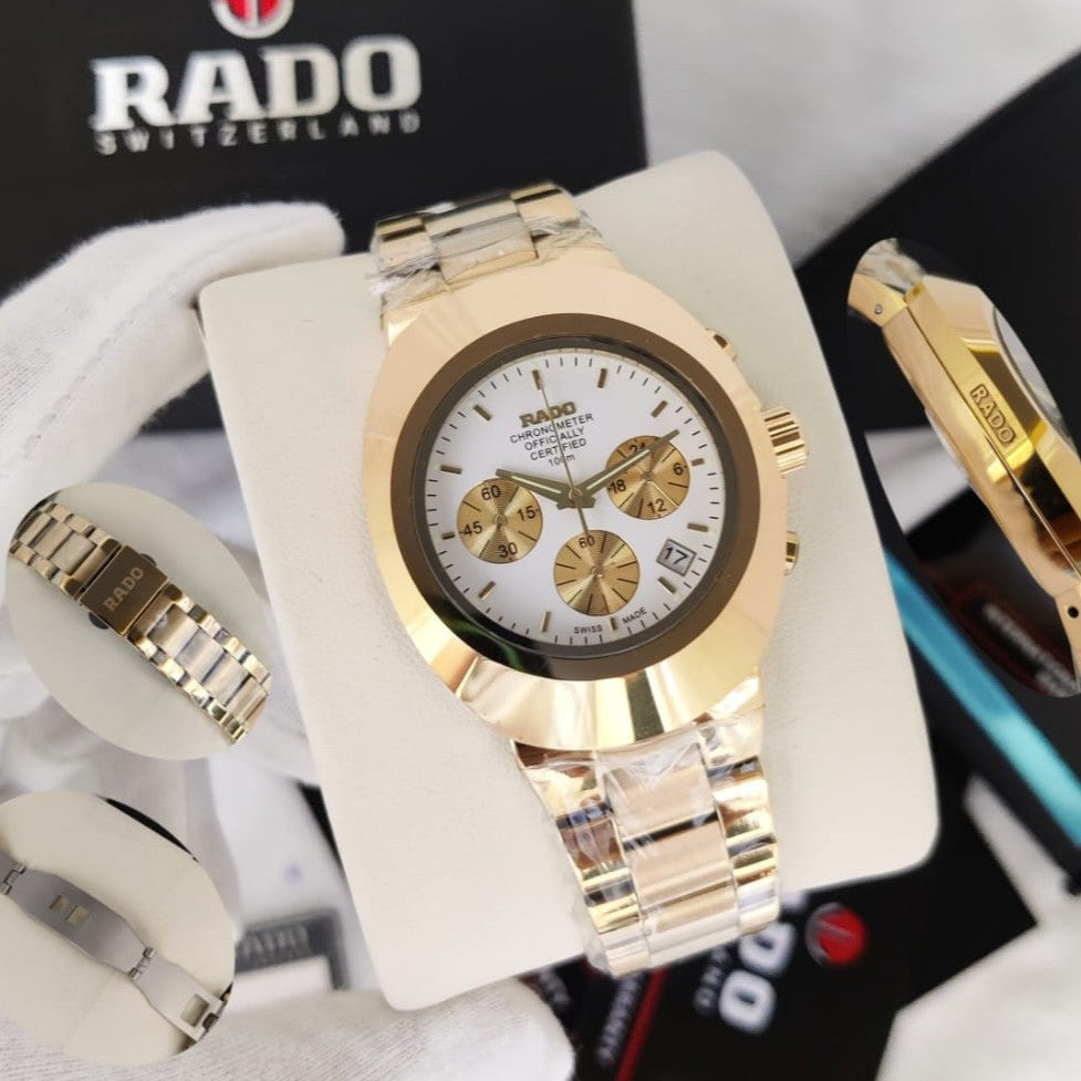 LUXURY RADO DIASTAR STAINLESS STEEL BODY COLOUR GUARANTEED HEAVY MACHINE TOP NOTCH BUILT SUPER WATCH | RADO DIASTAR CHRNO 1555779971