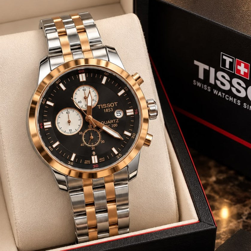 TISSOT SWISS GRADE FOR THE VERY FIRST TIME IN OMAN VERY HIGH QUALITY FULL CHRNOGRAPH WATCH | TISSOT CHRNO 1577797737