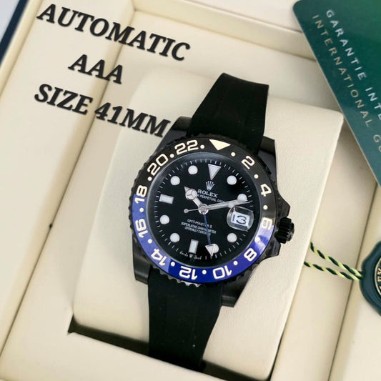 LUXURY ROLEX GMT FULL AUTOMATIC WITH RUBBER STRAP AAA GRADE NOW ALLOVER IN OMAN | ROLEX GMT AUTO 1333957973