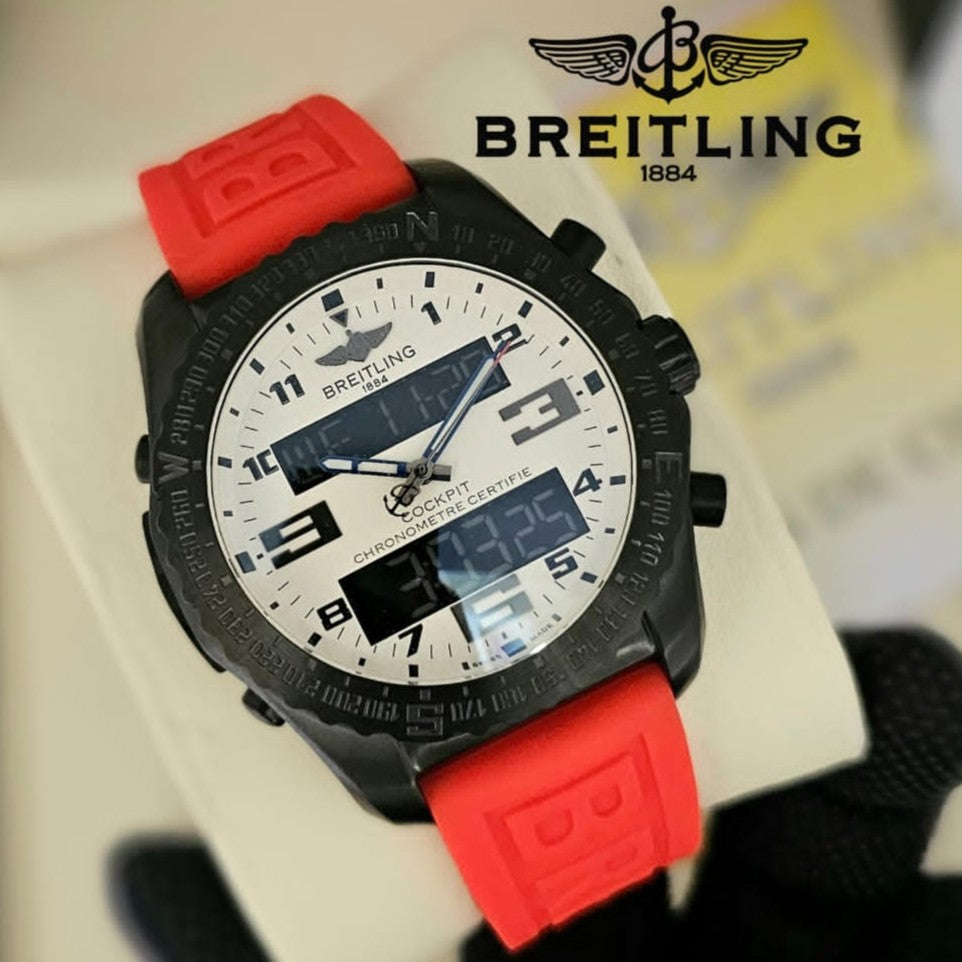 BREITLING COCKPIT CHRNOGRAPH VERY HIGH VOLTAGE DEMANDING TRANDING WATCH NOW ALLOVER IN OMAN| BREITLING CP CM 1777959997