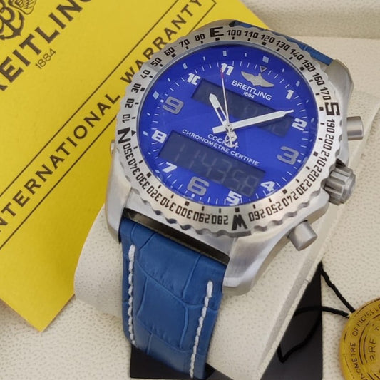 BREITLING COCKPIT CHRNOGRAPH VERY HIGH VOLTAGE DEMANDING TRANDING WATCH NOW ALLOVER IN OMAN| BREITLING CP CM 1777959991