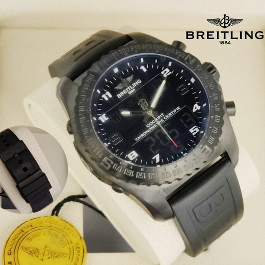 BREITLING COCKPIT CHRNOGRAPH VERY HIGH VOLTAGE DEMANDING TRANDING WATCH NOW ALLOVER IN OMAN| BREITLING CP CM 1777959979