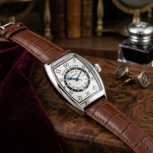 FRANC MULLER WATCH WITH LEATHER STRAP NOW ALLOVER IN OMAN | FRANC MULLER 1333771