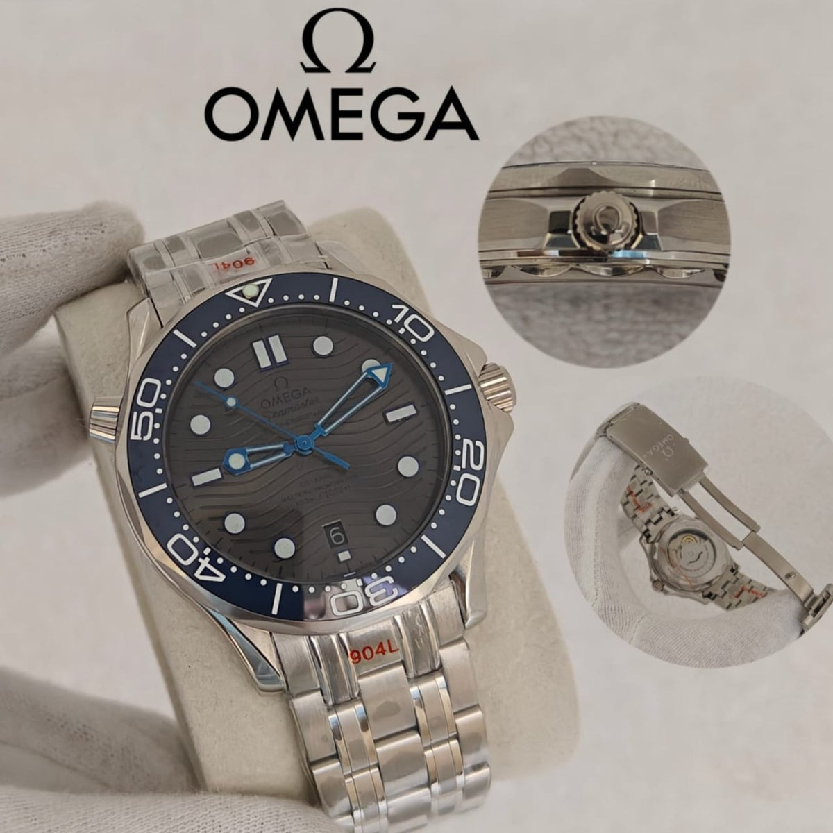 LUXURY  OMEGA SEAMASTER MASTER VERSION SWISS GRADE VERY DEMANDING WATCH NOW ONLY IN FAST FASHION OMAN | OMGA SEAMASTER 199975575