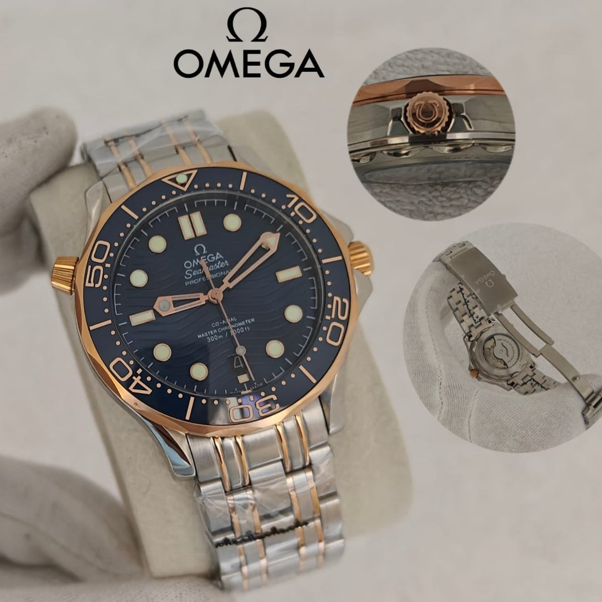 LUXURY  OMEGA SEAMASTER MASTER VERSION SWISS GRADE VERY DEMANDING WATCH NOW ONLY IN FAST FASHION OMAN | OMGA SEAMASTER 199975559
