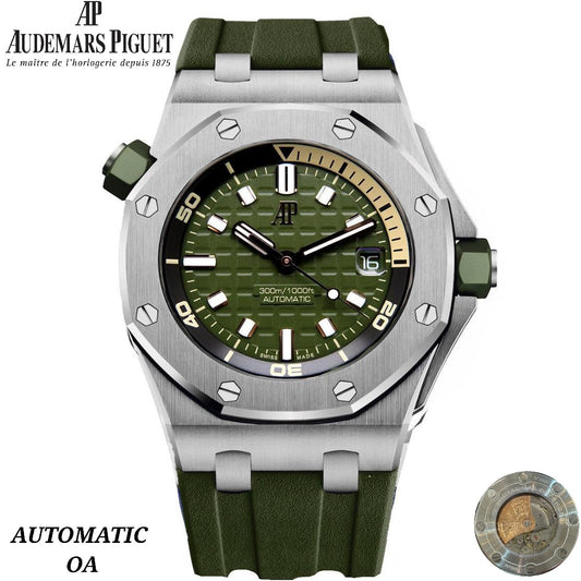 LUXURY AUDEMARS PIGUET MASTER MECHANICAL WATCH WITH RUBBER STRAP VERY PREMIUM ROYAL WATCH NOW IN OMAN | AP M ROYAL 1333799793