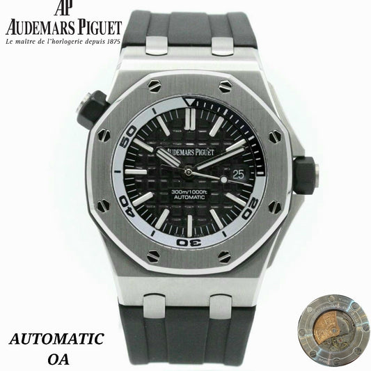 LUXURY AUDEMARS PIGUET MASTER MECHANICAL WATCH WITH RUBBER STRAP VERY PREMIUM ROYAL WATCH NOW IN OMAN | AP M ROYAL 1333799791