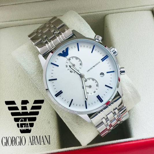 EXCLUSIVE ARMANI CHRONOGRAPH STYLISH WATCH | ARMANI MAN 001