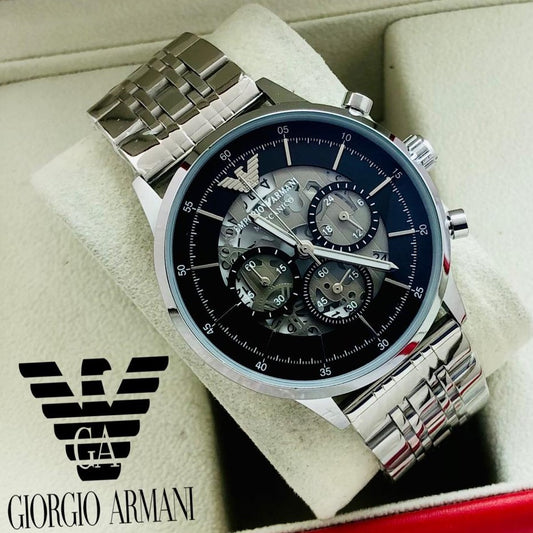 EXCLUSIVE ARMANI CHRONOGRAPH STYLISH WATCH | ARMANI MAN 002