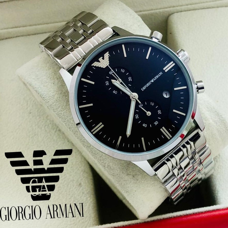 EXCLUSIVE ARMANI CHRONOGRAPH STYLISH WATCH | ARMANI MAN 005