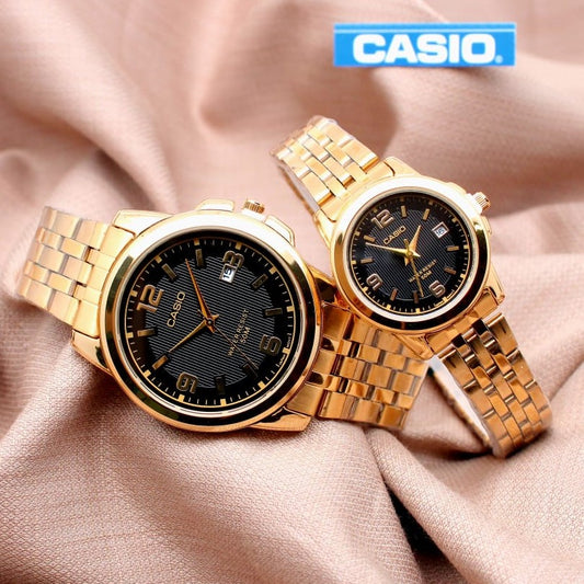 PREMIUM QUALITY CASIO COUPLE WATCH WITH OFFER PRICE | CASIO COUPLE 12