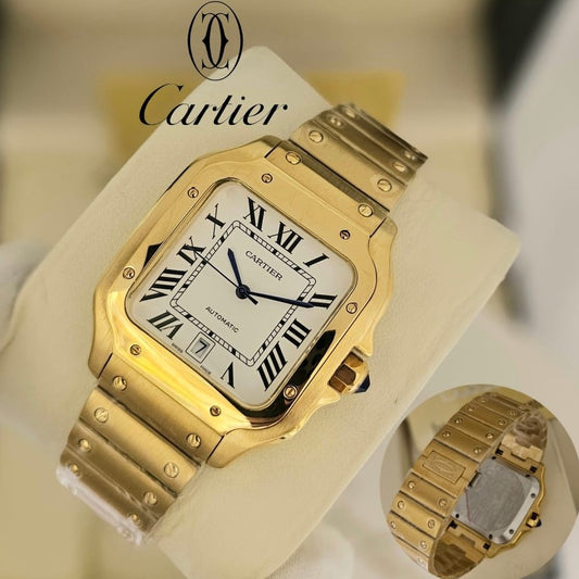 LUXURY CARTIER SANTOS AUTOMATIC FULL SS BODY NEW SHIPMENT VERY PREMIUM WATCH | CARTIER SANTOS 19997371