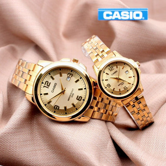 PREMIUM QUALITY CASIO COUPLE WATCH WITH OFFER PRICE | CASIO COUPLE 02