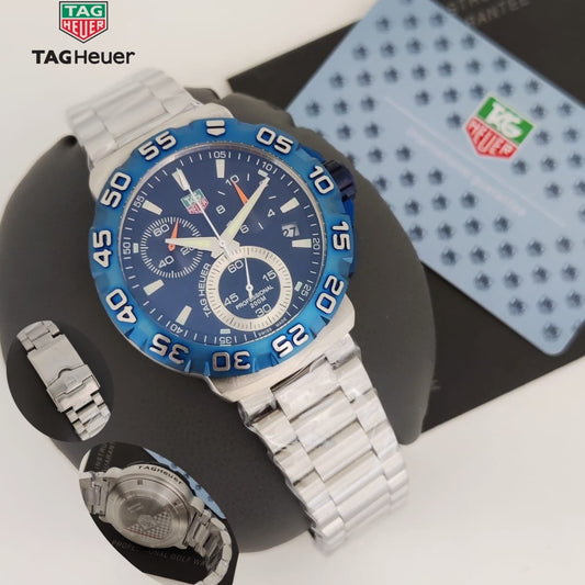 LUXURY TAG Heuer Formula 1 PROFESSIONAL 200M  CHRNOGRAPH MASTER GRADE PREMIUM VERSION FULL SPROTY  5 YEARS WARRANTY NOW ALLOVER IN OMAN | TAG HEUER FORMULA P 200M 1399973
