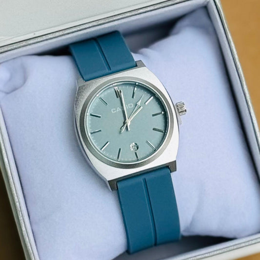 NEW CASIO WATCH WITH MAGNETIC SILICONE STRAP NOW ALLOVER IN OMAN | CASIO 155733