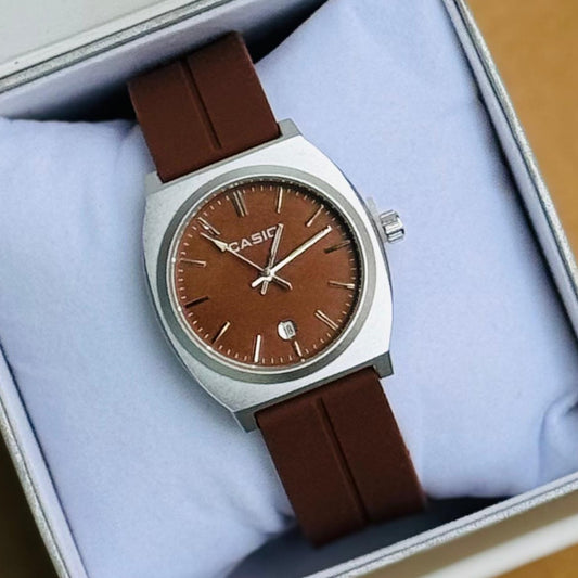 NEW CASIO WATCH WITH MAGNETIC SILICONE STRAP NOW ALLOVER IN OMAN | CASIO 155734